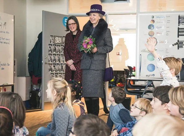 Danish Princess Benedikte officially opened the new building of the CIS - Copenhagen International School in Copenhagen. Crown Princess Mary. Newmyroyals