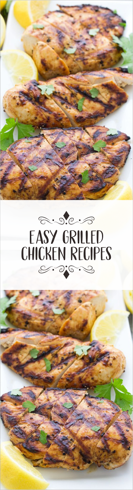 Easy Grilled Chicken Recip | Briana Berge