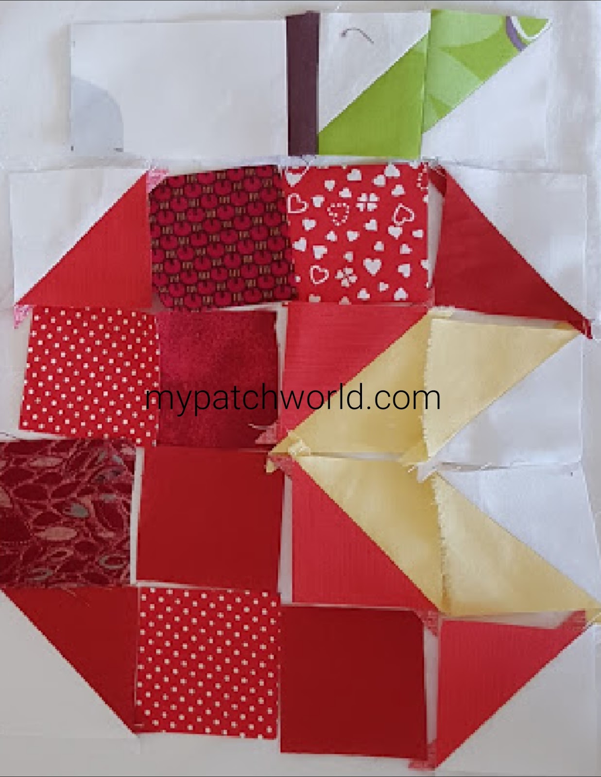 patchwork apple quilt block All about patchwork and quilting