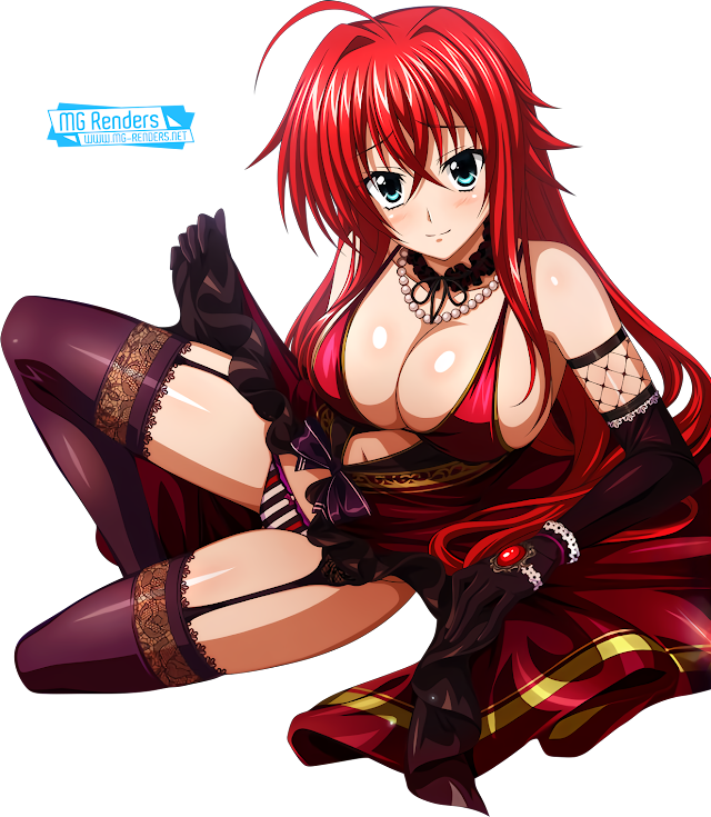 High School DxD - Rias Gremory Render 345 - Anime - PNG Image without background
