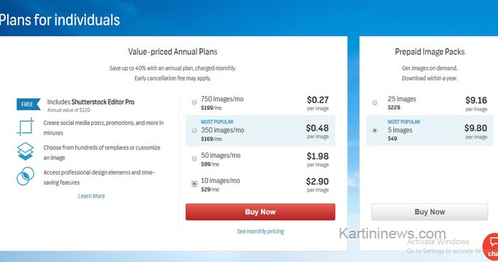 Cara beli shutterstock