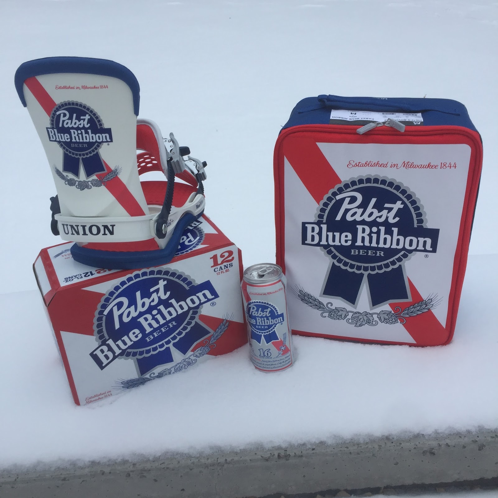 FLUX × Pabst Blue Ribbon ビンディング 廃盤！ flux バインディング