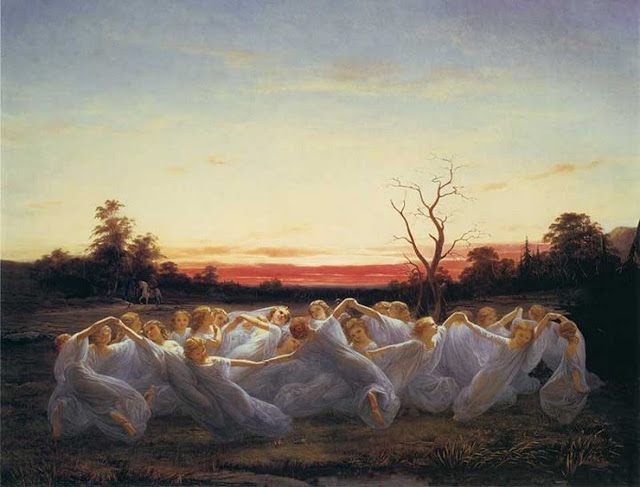 «Луговые эльфы»,  картина шведского художника Нильса Бломмера
