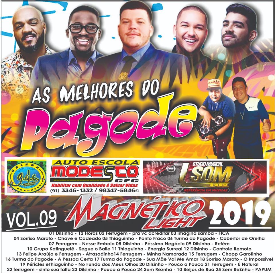 CD AS MELHORES DO PAGODE 2019 VOL 09 STUDIO AUDIO MIX PRODUÇOES