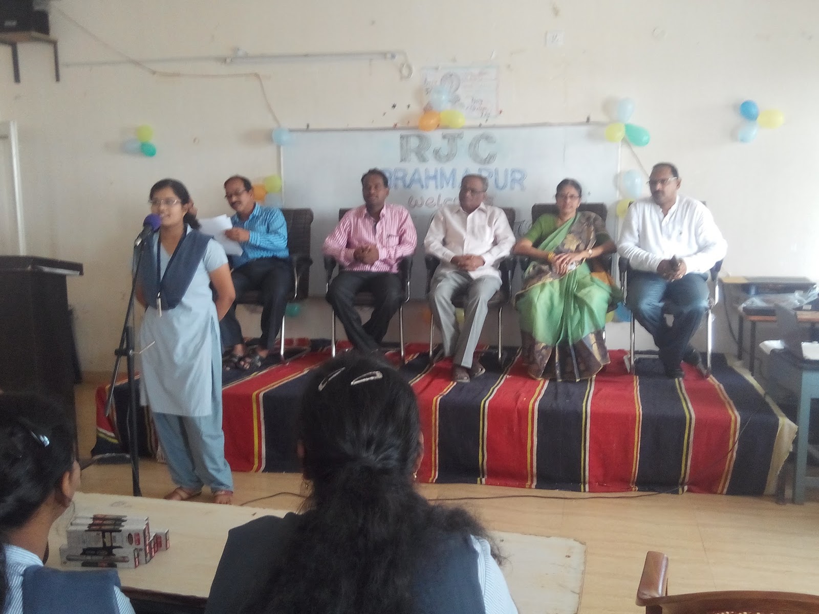 Roland Jr. College, Berhampur: Welcome function 2016-2018 batch students