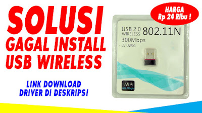 Driver USB Wireles 300 mbps