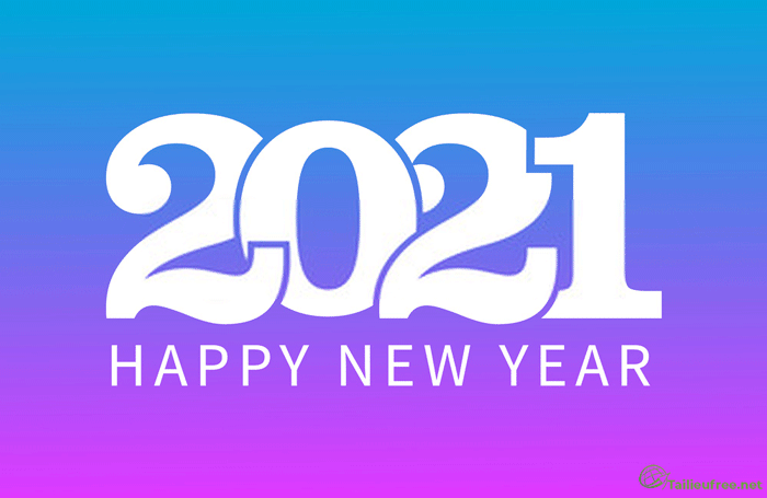 thiệp động chúc mừng năm mới - happy new year 2021 số 2