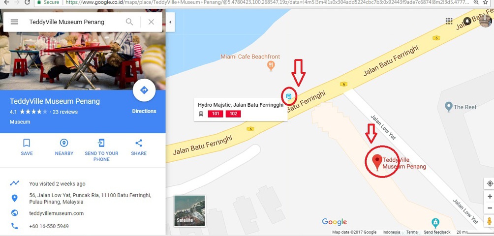 teddy ville museum penang, pengalaman ke teddy ville museum penang, jalan-jalan penang, museum teddy bear penang, cara ke museum teddy ville penang