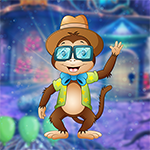 Games4King -  G4K Genial Hipster Monkey Escape