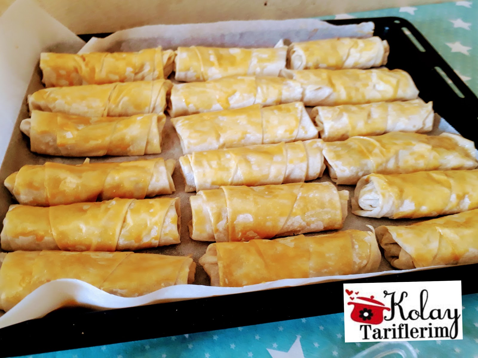 Hazır Yufkadan Kıymalı Rulo Börek Kolay Tariflerim Pratik, Lezzetli