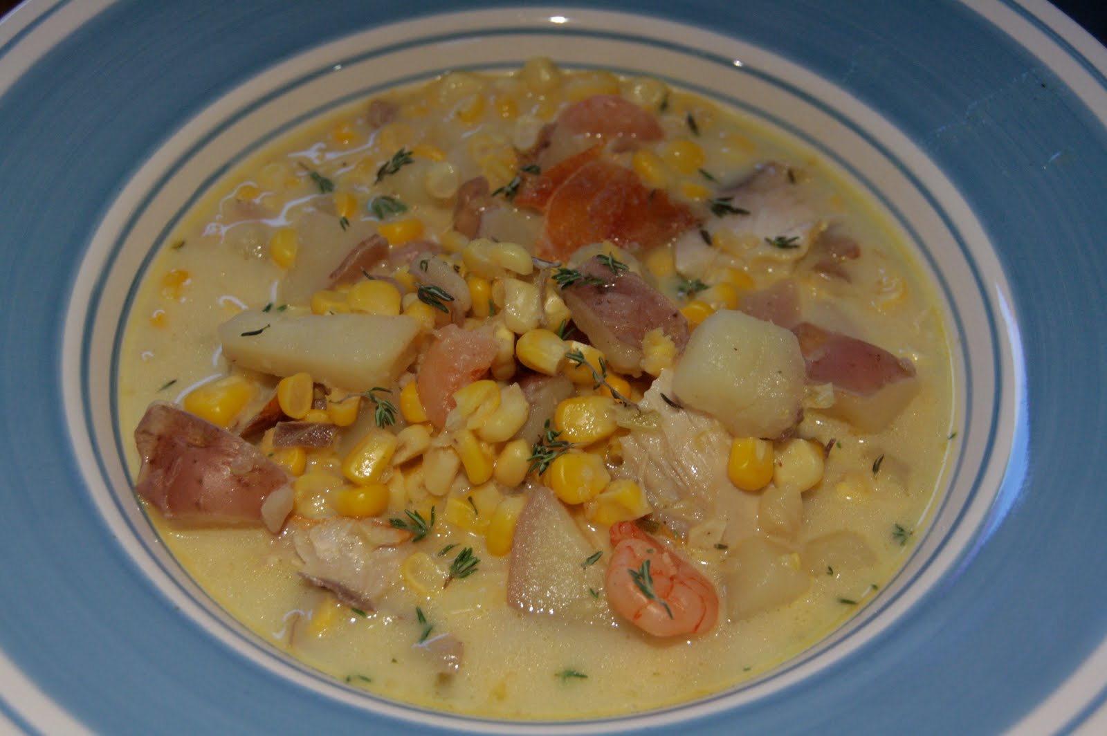 My Jamie Oliver Experiment Smoky Haddock Corn Chowder, Spiced Tiger