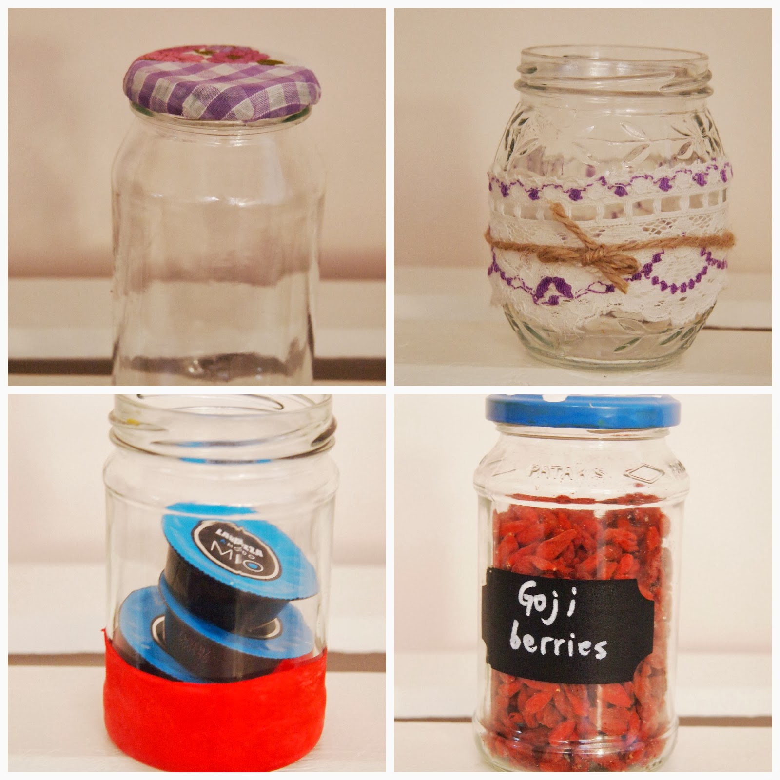 THE THRIFTY CHALLENGE 4 ways to update jars.