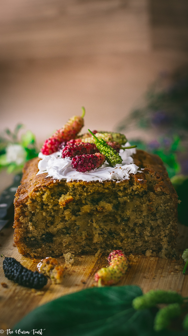 Mulberry Cake Eggless Gluten Free