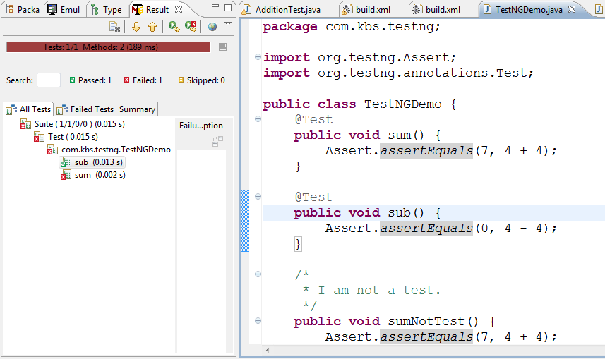 How to use TestNG with eclipse | czetsuya's tech