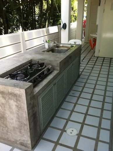 meja dapur cor dengan beton ekspos gambar inspiratif meja dapur cor dengan beton ekspos