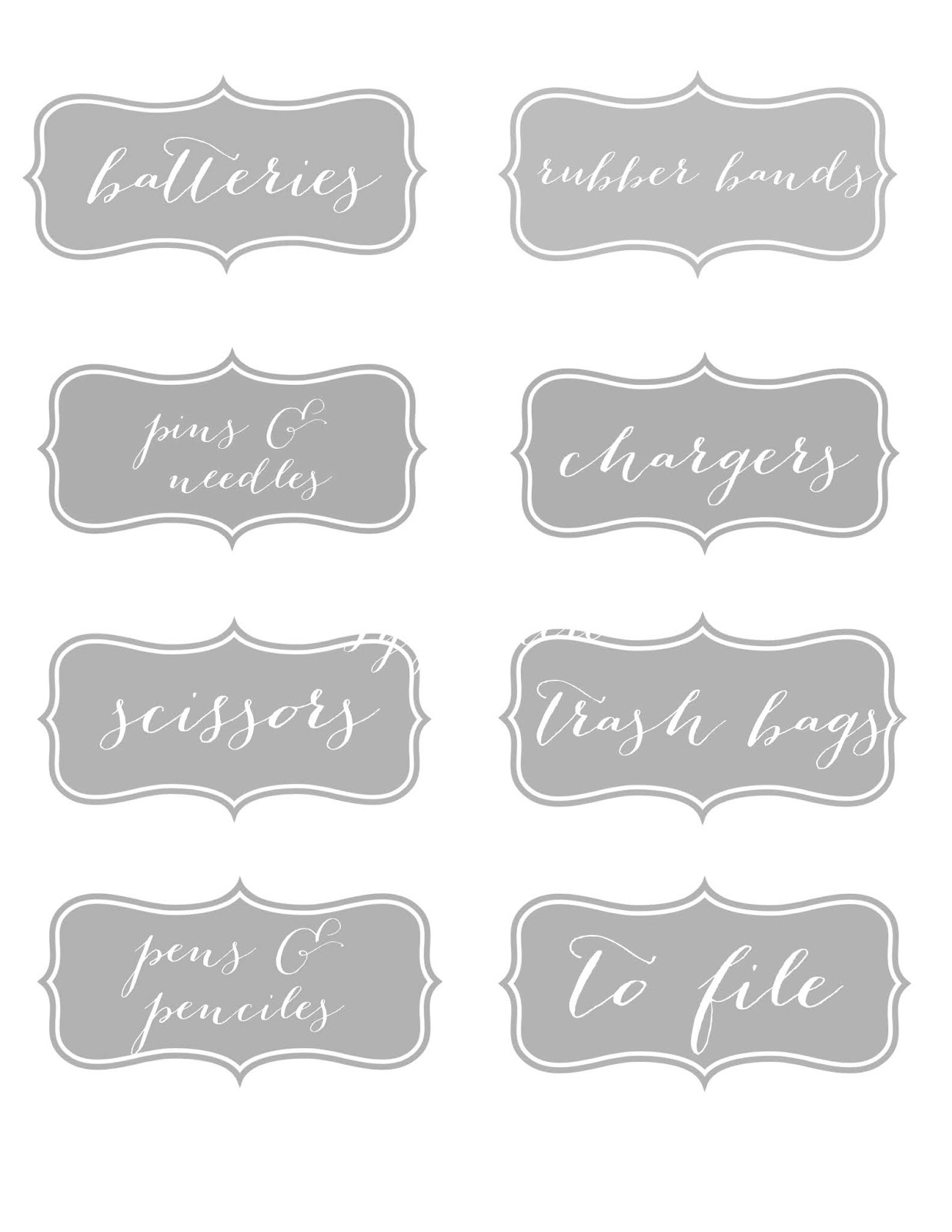 Colored Printable Labels - Printable World Holiday