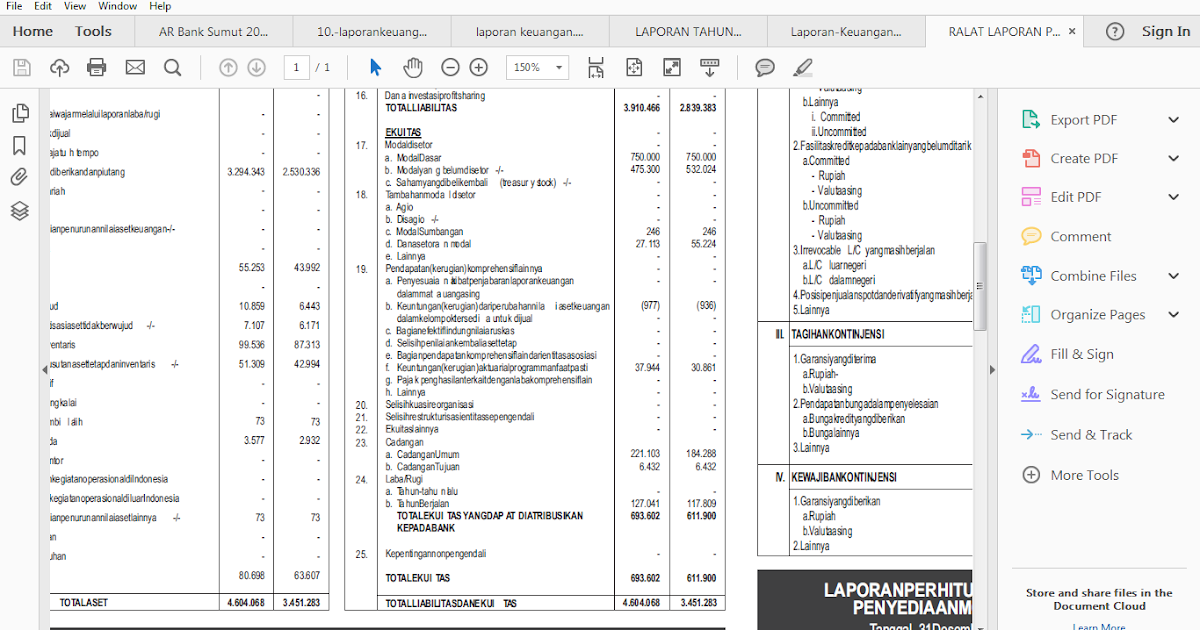 Laporan Keuangan BPD Tahun 2015