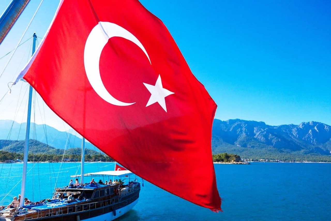 antalya manzarali turk bayragi resimleri 12