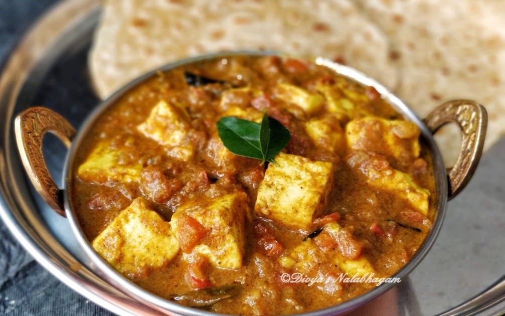 Chettinad Paneer Pepper Masala Divya's Nalabhagam