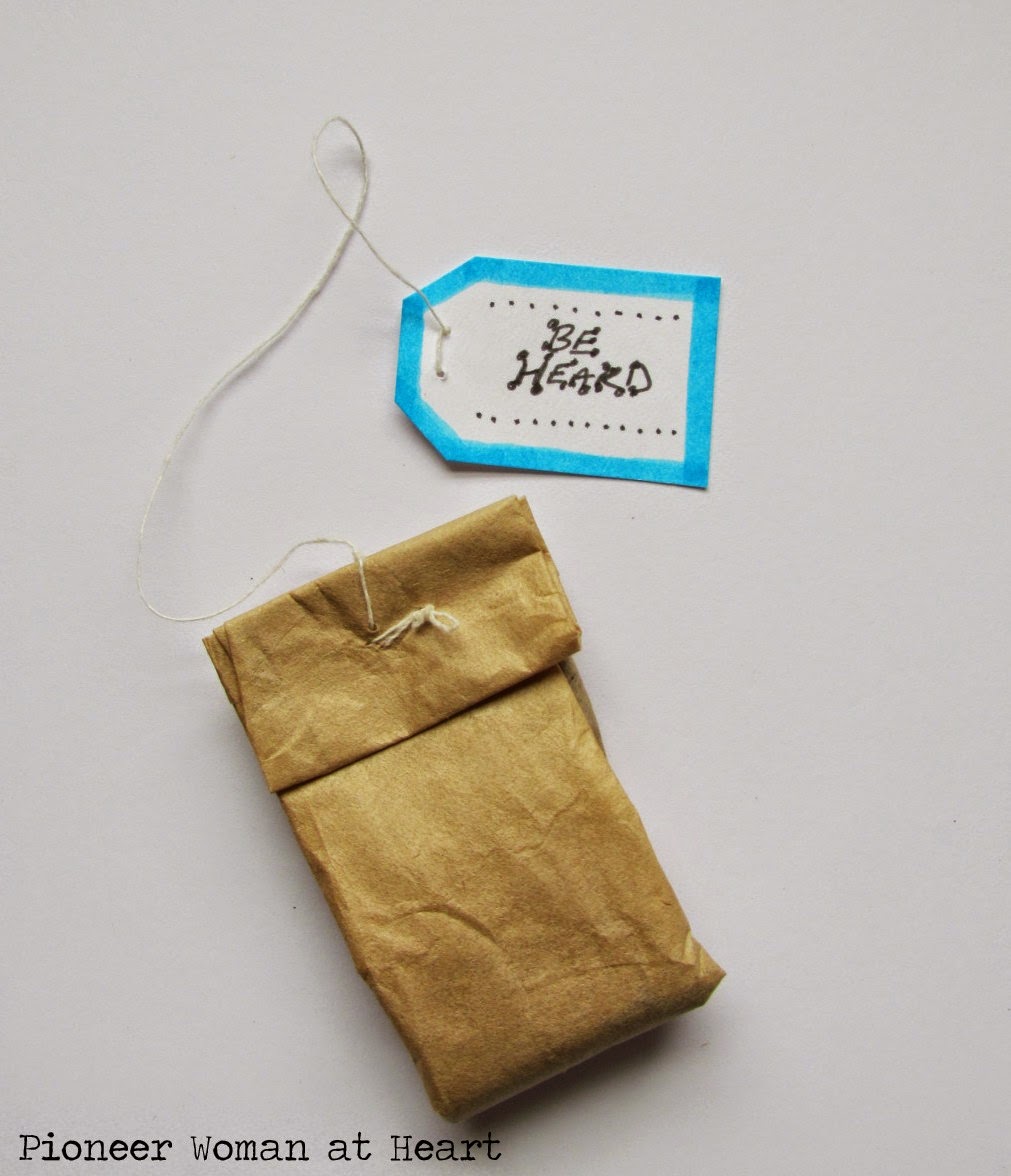 Pioneer Woman at Heart Coffee Tea Bags Two and Three Word Tea Bag Quotes