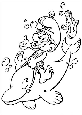 Smurf Coloring Pages,SMurf