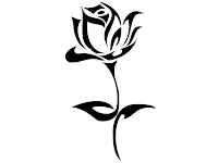 Black Rose Flower Tattoo Designs