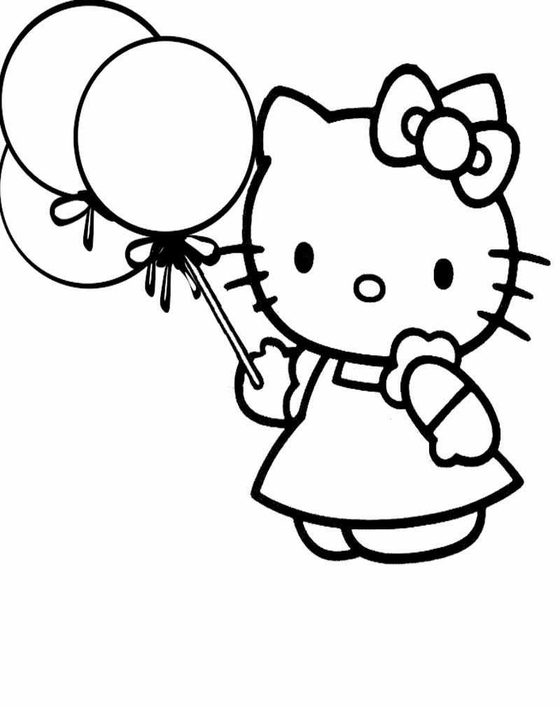 Image Gambar Mewarnai Kartun Hello Kitty Download