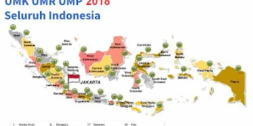 Daftar UMR UMK UMP 2018 Seluruh Indonesia