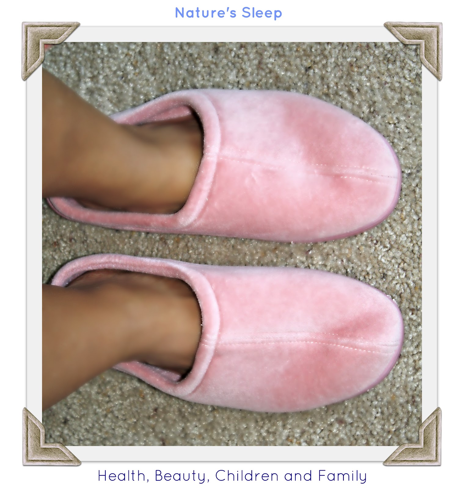 Embracing a Healthy Family Nature's Sleep Slippers Review & Giveaway 7