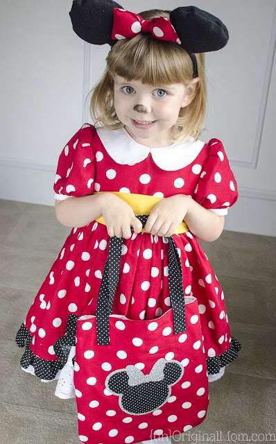 Disfraz casero de Minnie Mouse Disfraz casero de Minnie Mouse