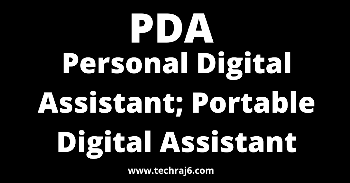 PDA full form, What is the full form of PDA
