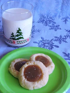 Salted Caramel Thumbprints