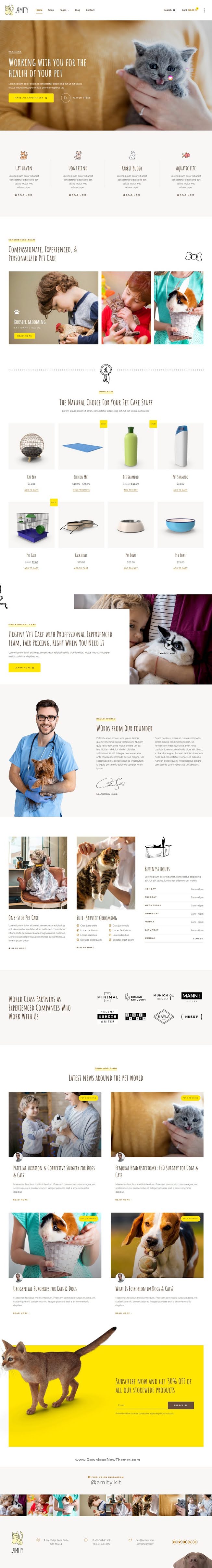 Animal Hospital & Veterinarian Template Kit