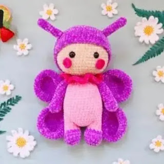 Amigurumi Mariposa a Crochet