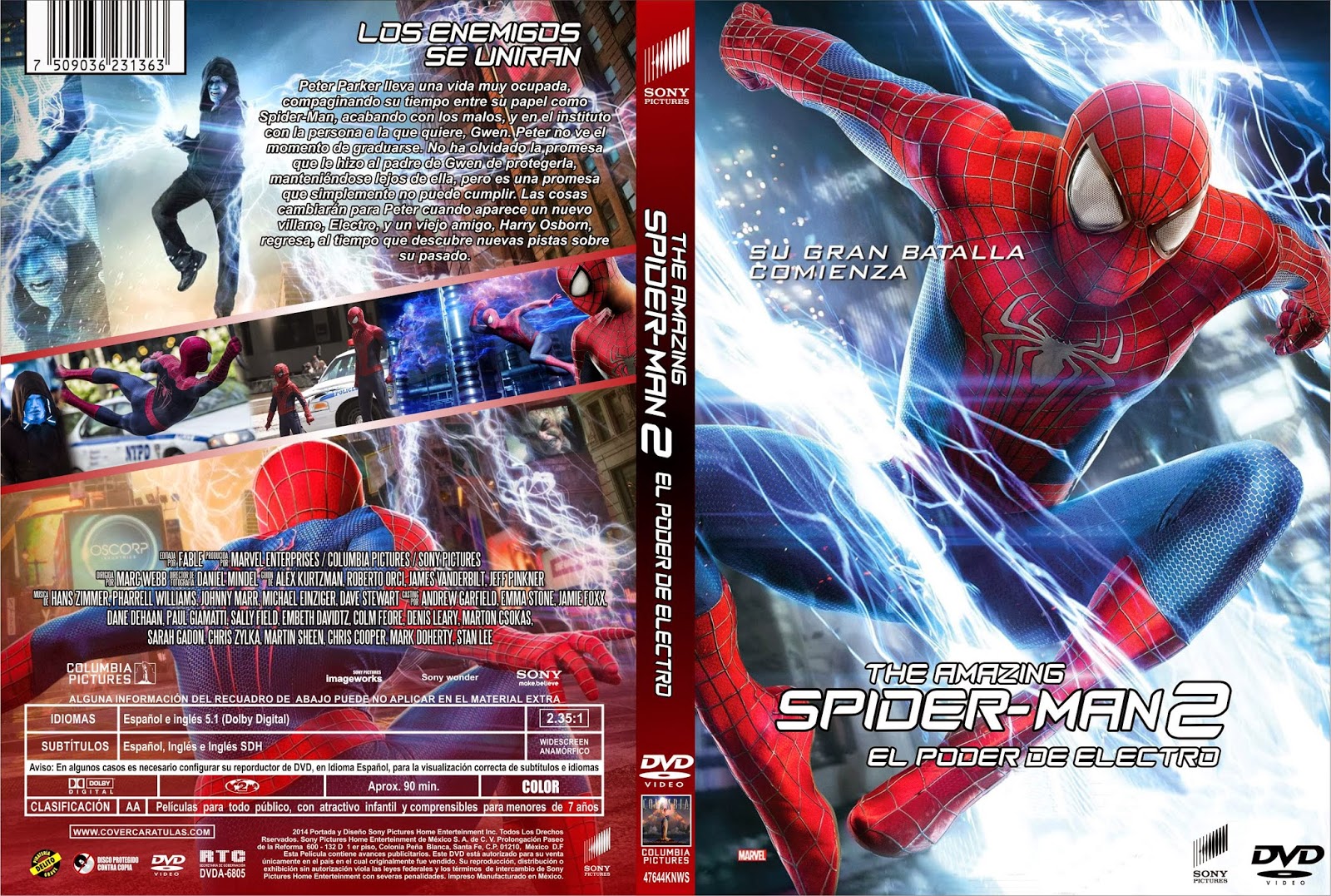 Rodrigovargas1977 El Sorprendente Hombre Arana 2 La Amenaza De Electro