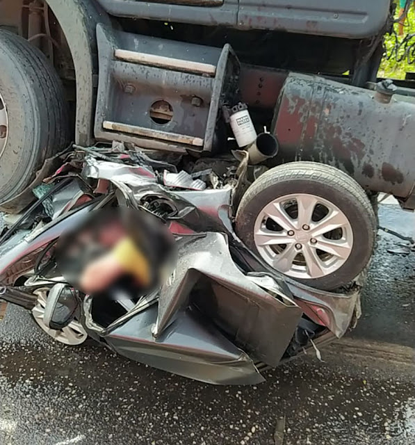 Três adultos e dois bebês morrem após carro ser imprensado por carreta no Pará – VEJA O VÍDEO