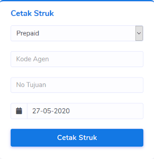 Web Cetak Struk MarketPulsa.net