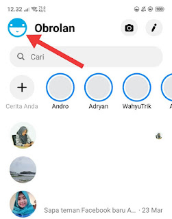 cara menonaktifkan messenger