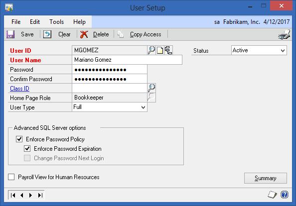 Web Client Wednesday - Microsoft Dynamics GP Reset User Password not ...