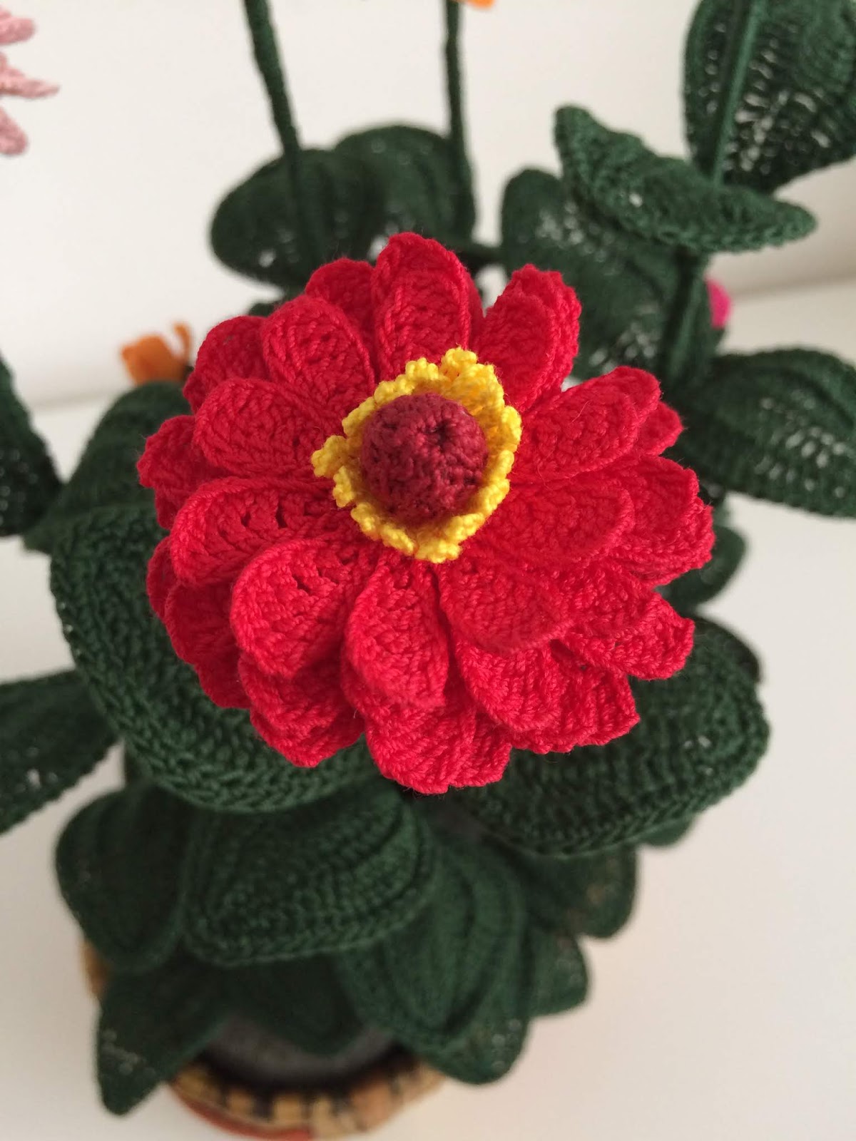 Il Blog di Sam How to crochet a Zinnia