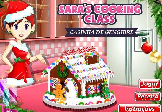 Total Games - Jogos Online Grátis: Culinária da Sara: Casinha de Gengibre