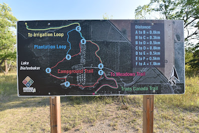 Danielson Provincial Park trail map.