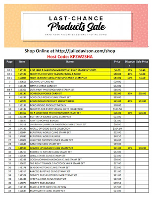 2020-2021 Stampin' Up! Annual Catalog Retiring List ~ EASY TO READ ~ www.juliedavison.com