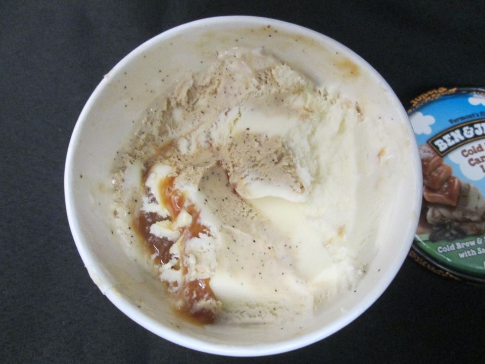 David's Ice Cream Reviews Ben & Jerry Cold Brew Caramel Latte (711