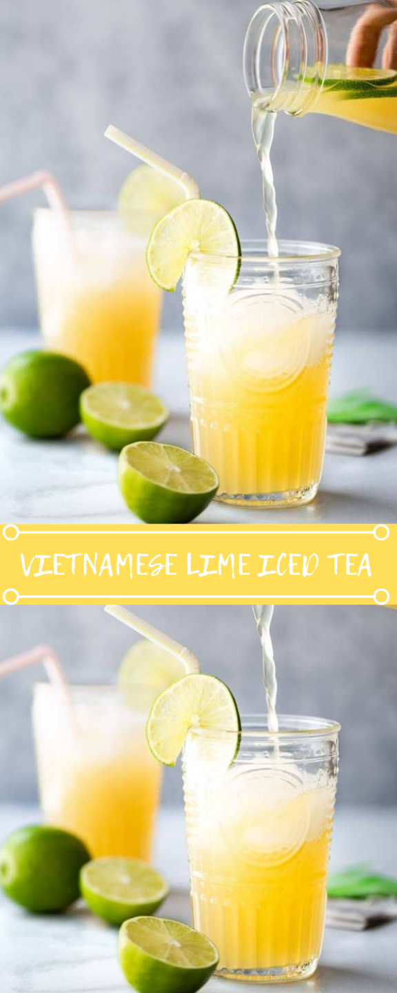 VIETNAMESE LIME ICED TEA #tea #drink #icedrink #fres #cocktail VIETNAMESE LIME ICED TEA #tea #drink #icedrink #fres #cocktail