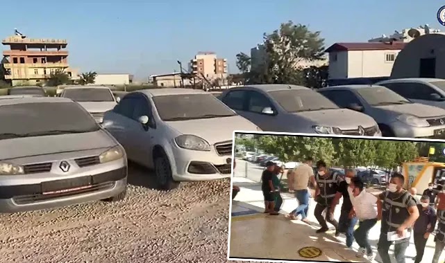 Şanlıurfa'da oto hırsızlarına operasyon! 4 tutuklama
