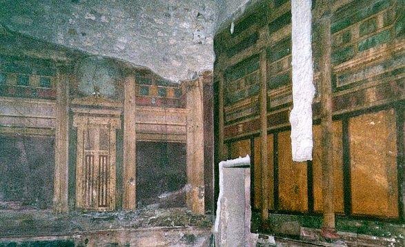 ** PINTURA MURAL ESTILOS POMPEYANOS 2o ESTILO