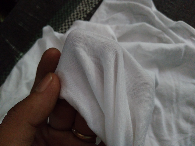 vải lau trắng chất cotton 100%