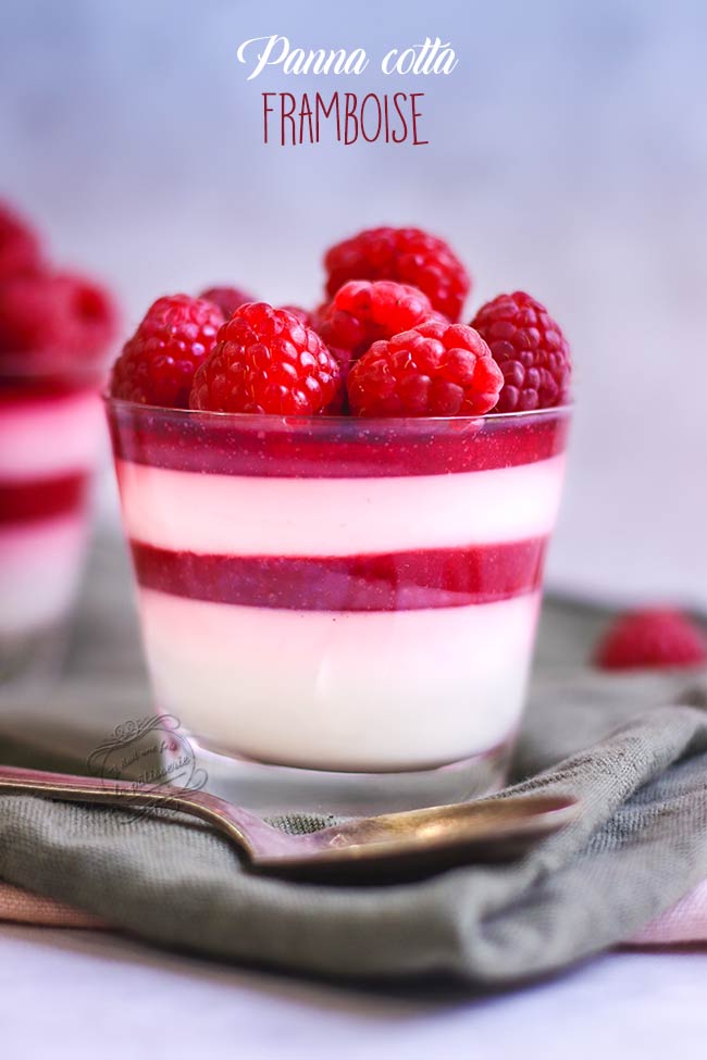 Panna cotta aux framboises Il était une fois la pâtisserie