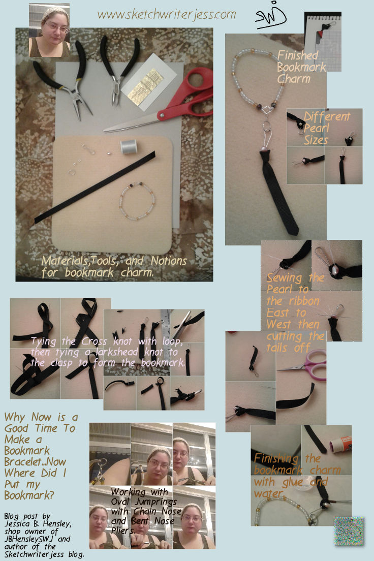 Sketchwriterjess: Why now is the best time to make a bookmark bracelet ...